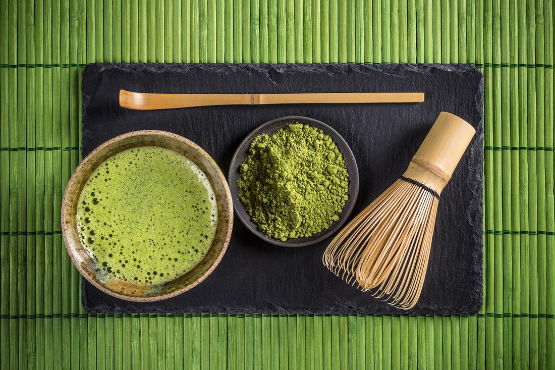 Té matcha, té verde, matcha, en polvo