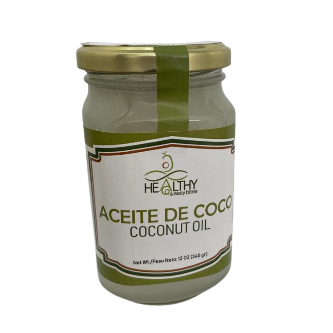 Aceite de Coco Orgánico | HEBites | 12 Onzas