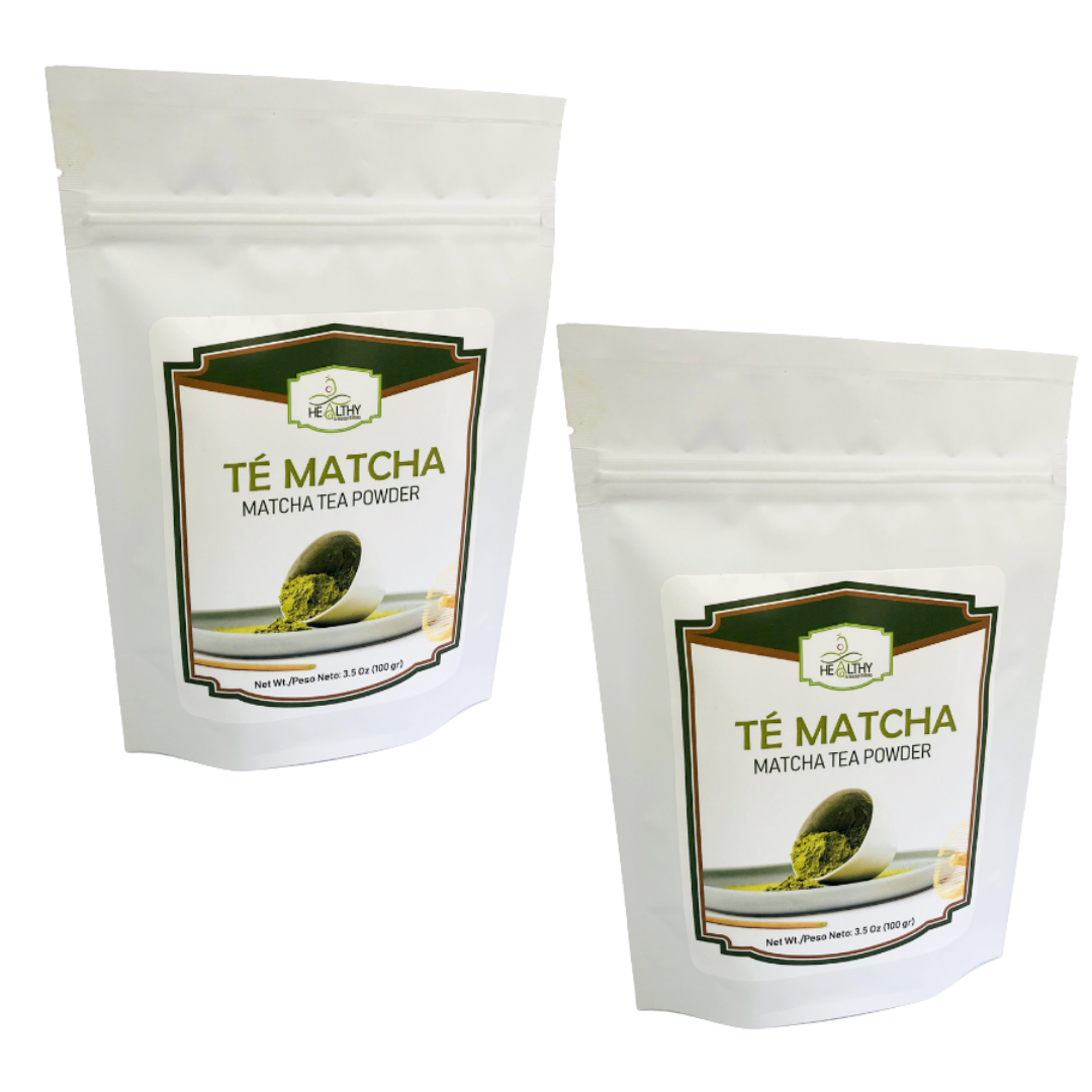 Combo 12: Té Matcha Pulverizado 100% orgánico, Grado Ceremonial - HeBites (100 gr. c/u)