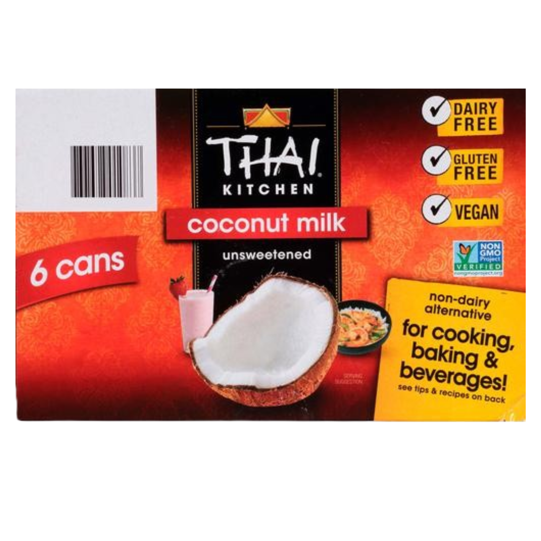 Leche de Coco Thai Kitchen caja de 6 Unidades (403 ml. / 13.66 oz)