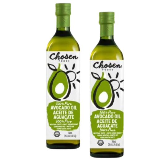 Combo 2: Dos botellas de Aceite de Aguacate 100% Puro (750 ml. c/u)