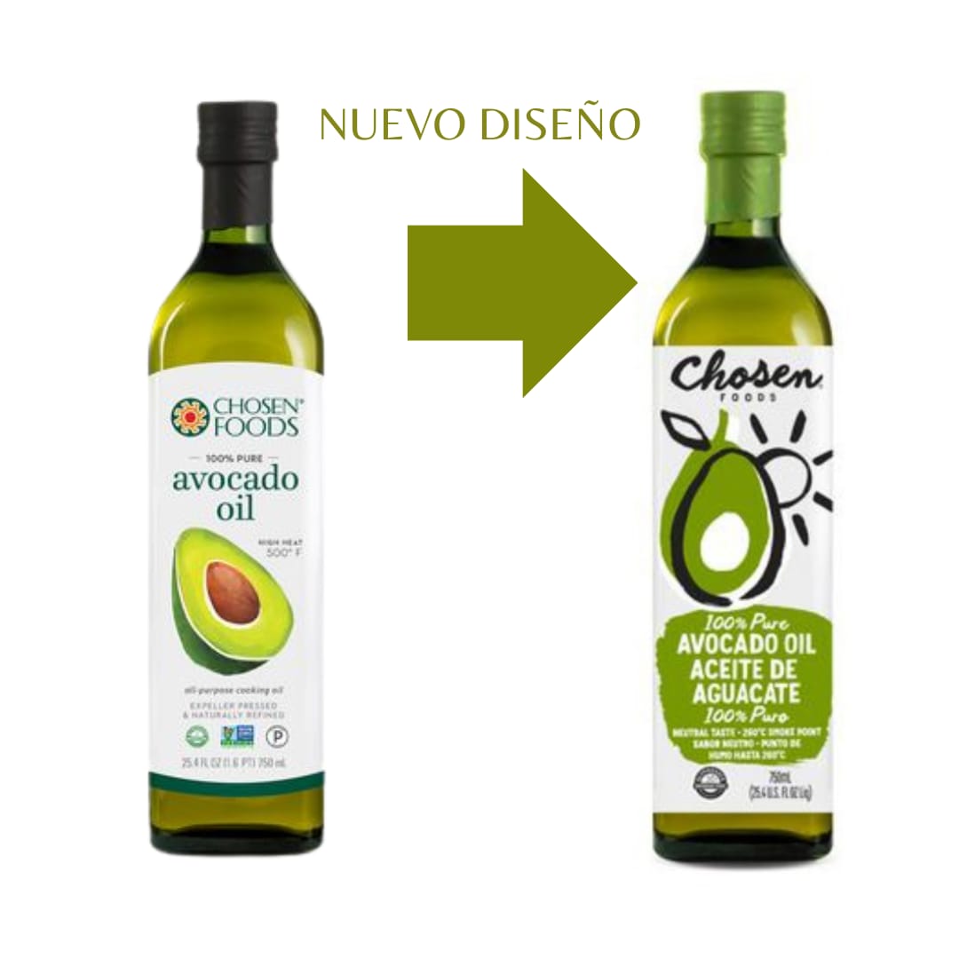 Combo 2: Dos botellas de Aceite de Aguacate 100% Puro (750 ml. c/u)